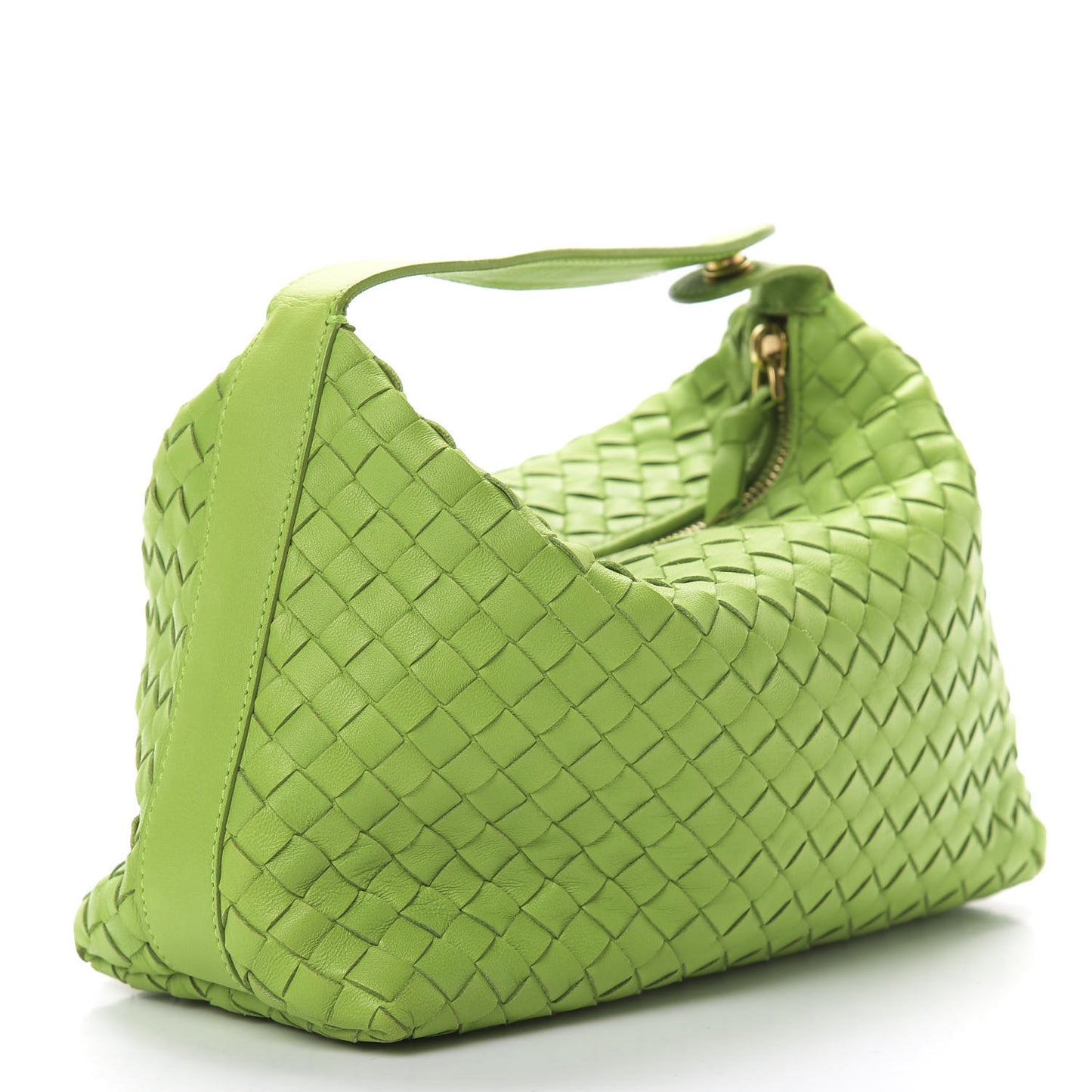 Nappa Intrecciato Large Cosmetic Case Mela