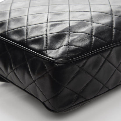 Chanel Quilted Lambskin Flap Crossbody Bag Black 11 of 12