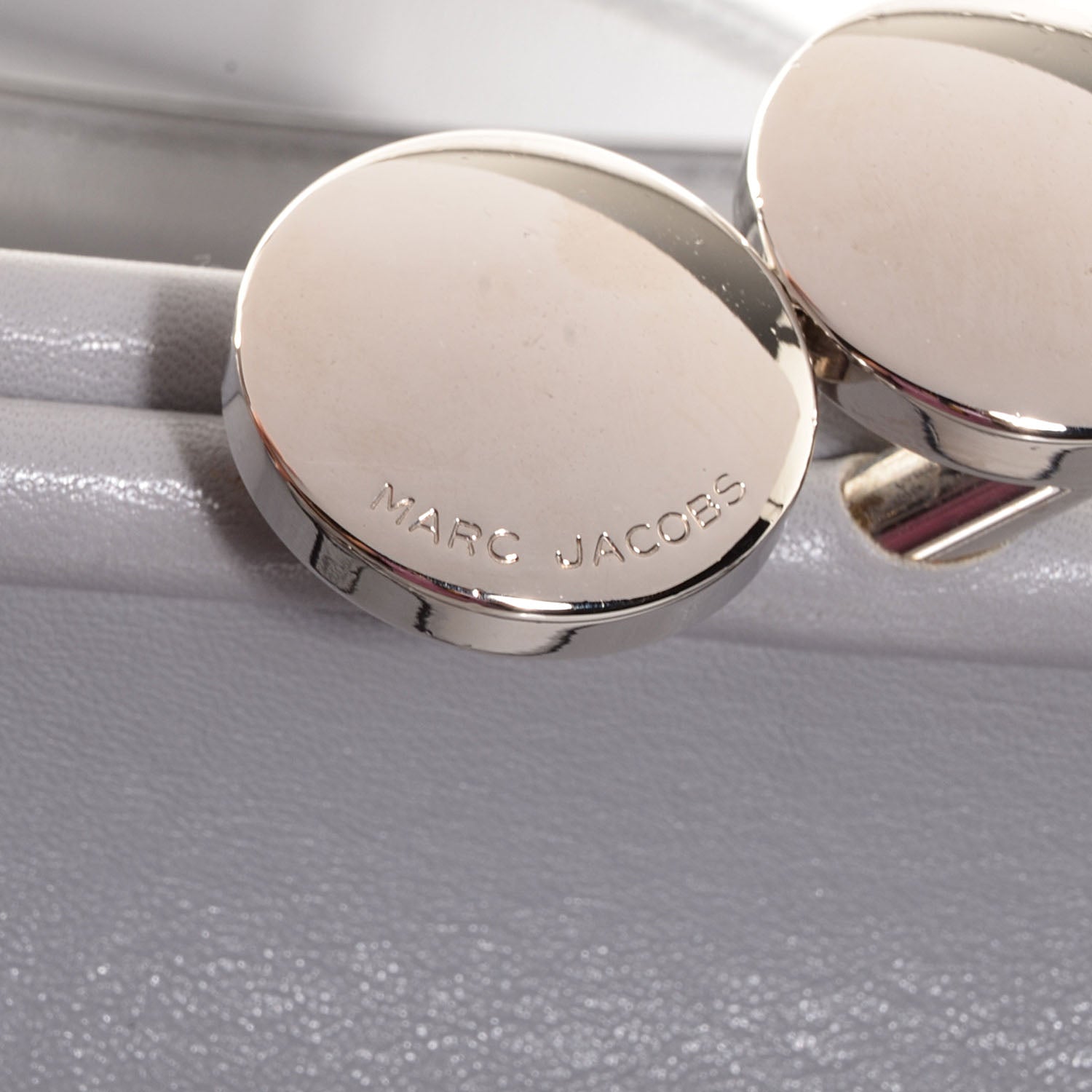 Marc Jacobs Lambskin Manhattan Mini Stam Grey 10 of 10