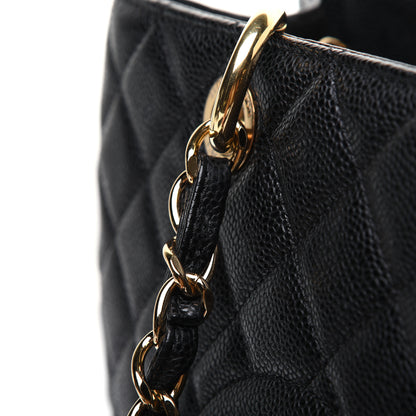 Chanel Caviar Quilted Grand Shopping Tote GST Black 23 of 28