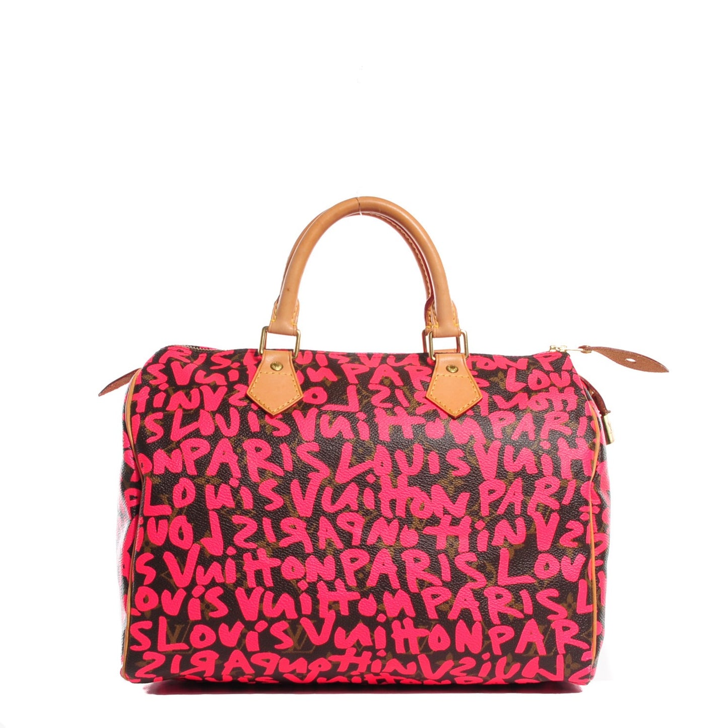 Monogram Graffiti Speedy 30 Fuchsia