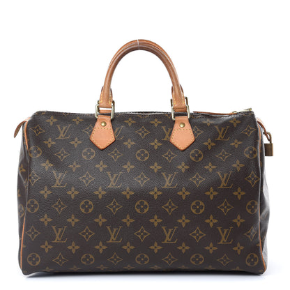 Louis Vuitton Monogram Speedy 35 1 of 17