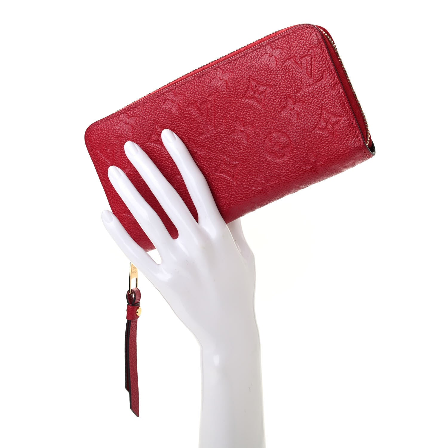 Louis Vuitton Empreinte Zippy Wallet Scarlet 2 of 9
