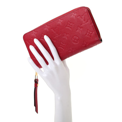 Louis Vuitton Empreinte Zippy Wallet Scarlet 2 of 9