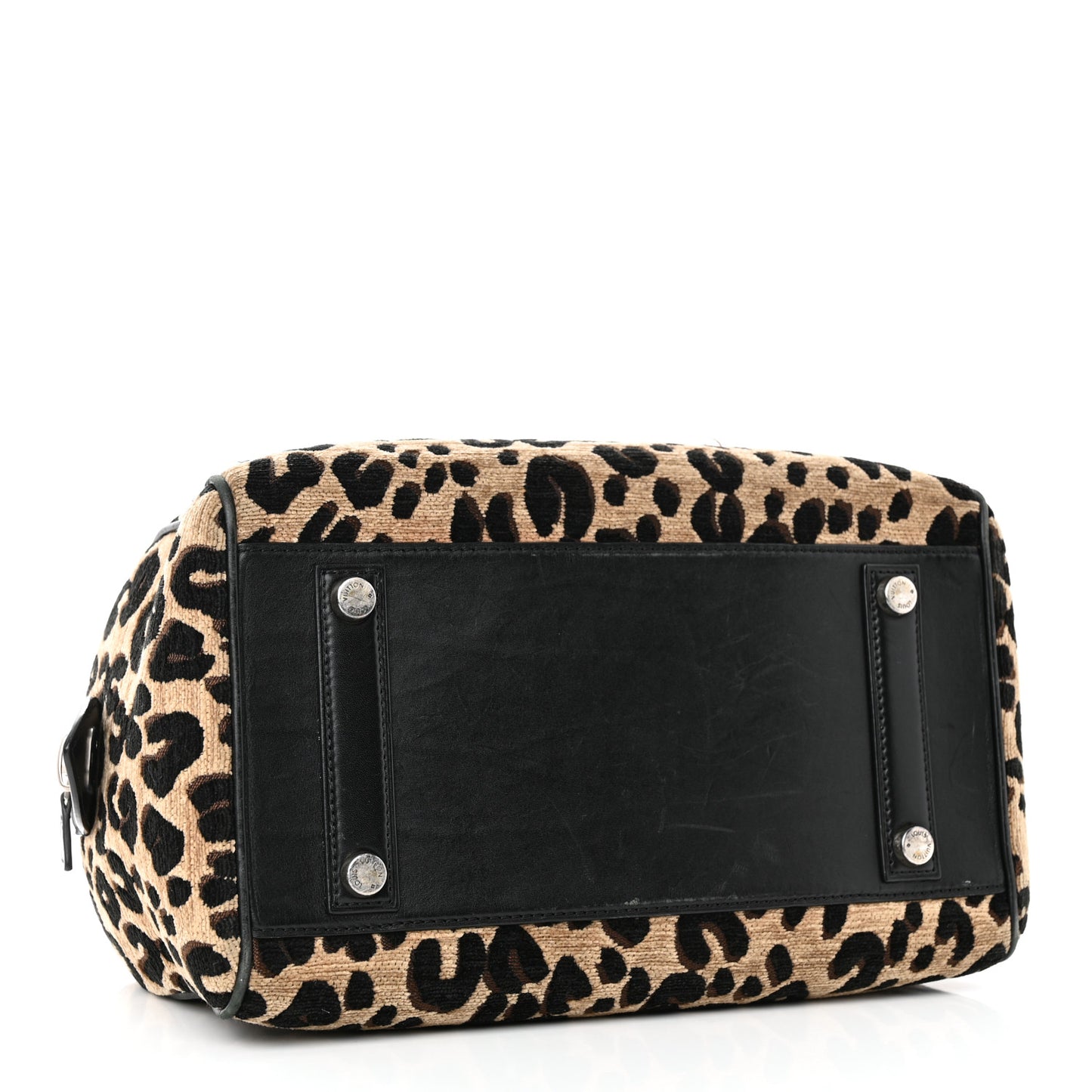 Jacquard Velvet Leopard Print Stephen Sprouse Speedy