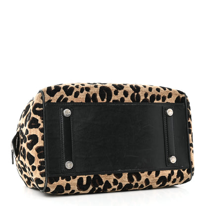 Louis Vuitton Jacquard Velvet Leopard Print Stephen Sprouse Speedy 4 of 19