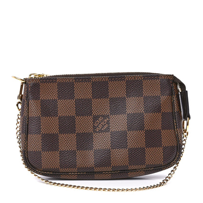 Louis Vuitton Damier Ebene Mini Pochette Accessories 1 of 12