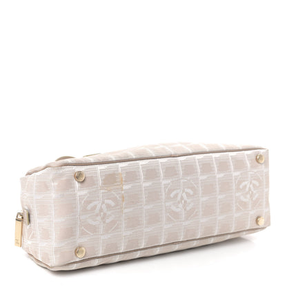 Chanel Nylon Travel Bowler Beige 3 of 4
