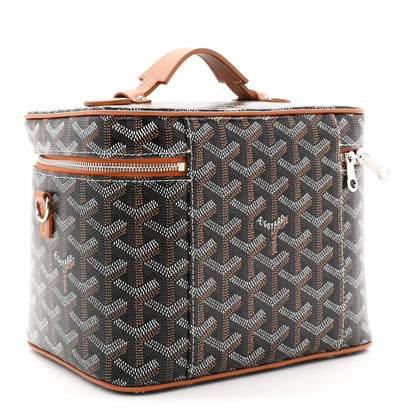 Goyard Goyardine Muse Vanity Case Black Gold 4 of 7