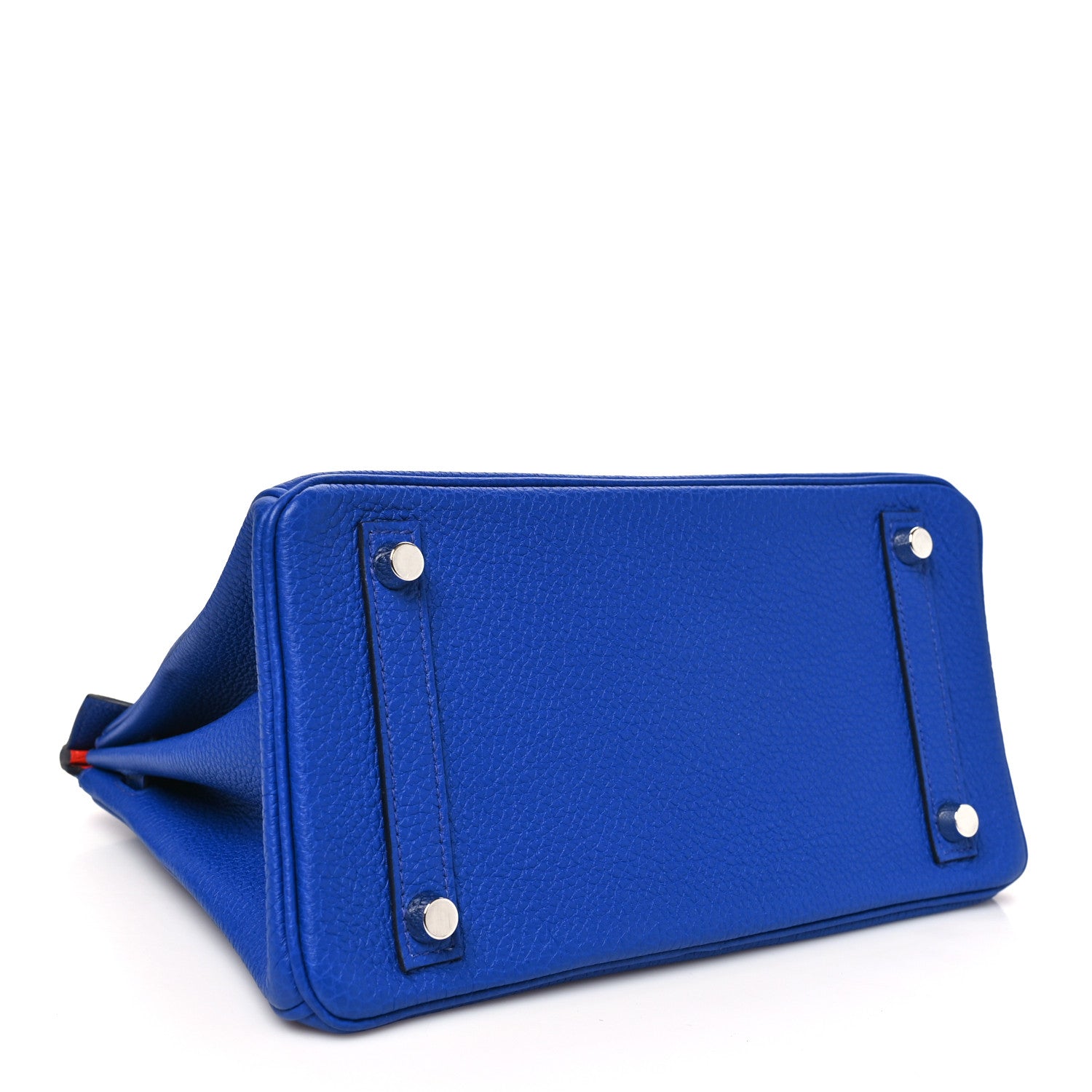 Hermes Togo Verso Birkin 25 Bleu Royal Capucine 4 of 11