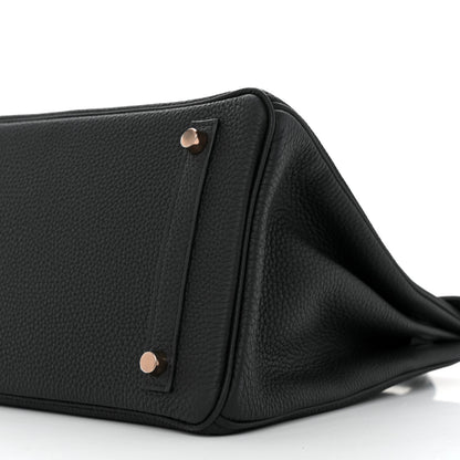 Hermes Togo Birkin 30 Black 10 of 11