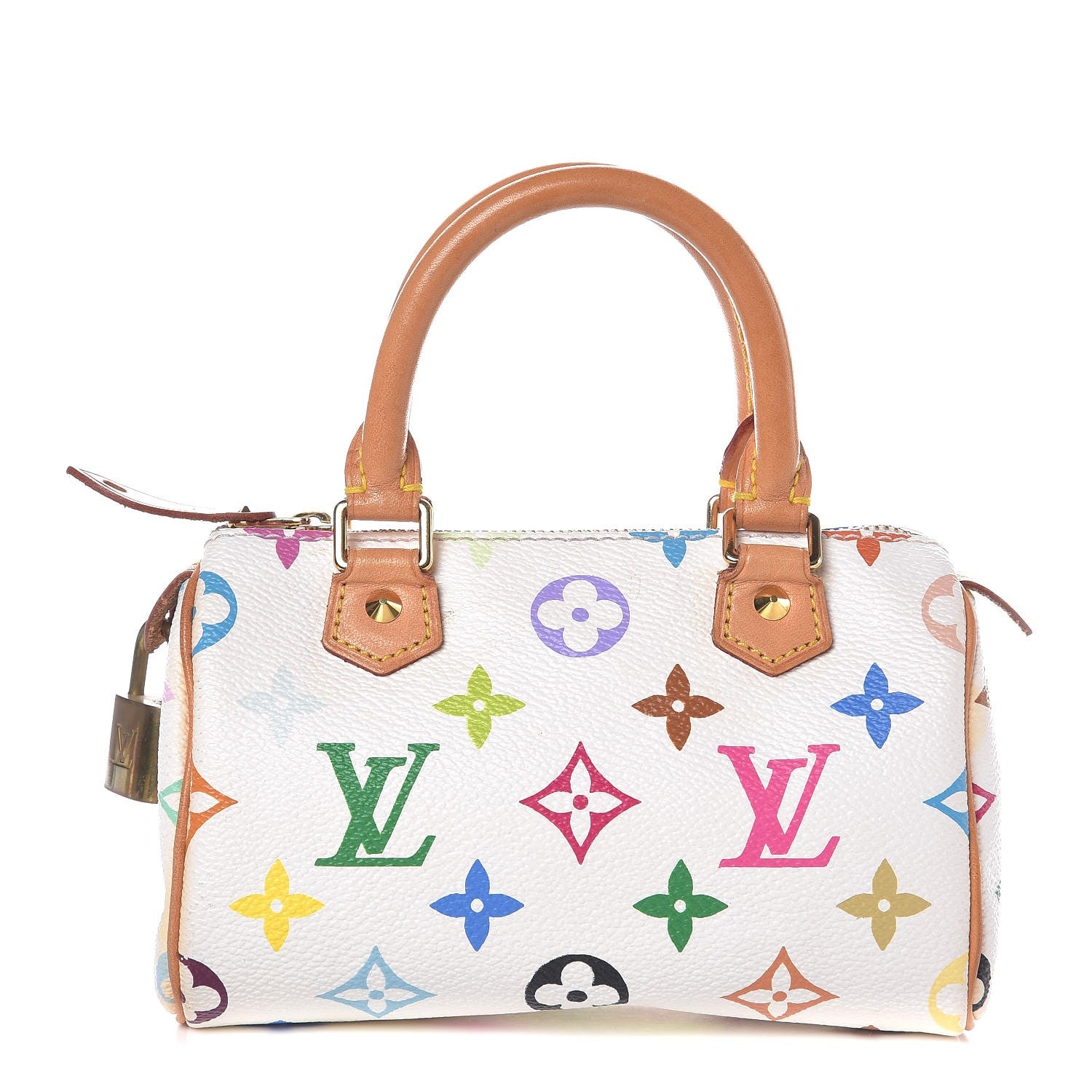 Louis Vuitton Monogram Multicolor Mini Sac HL Speedy White 1 of 9