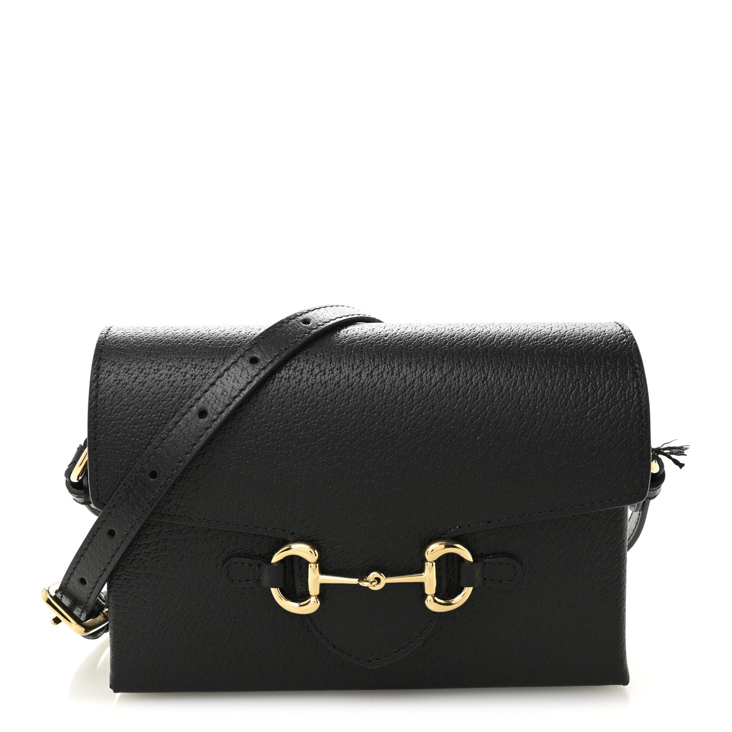 Calfskin Horsebit 1955 Shoulder Bag Black