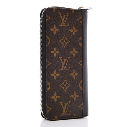 Louis Vuitton Monogram Macassar Vertical Zippy Wallet 3 of 8