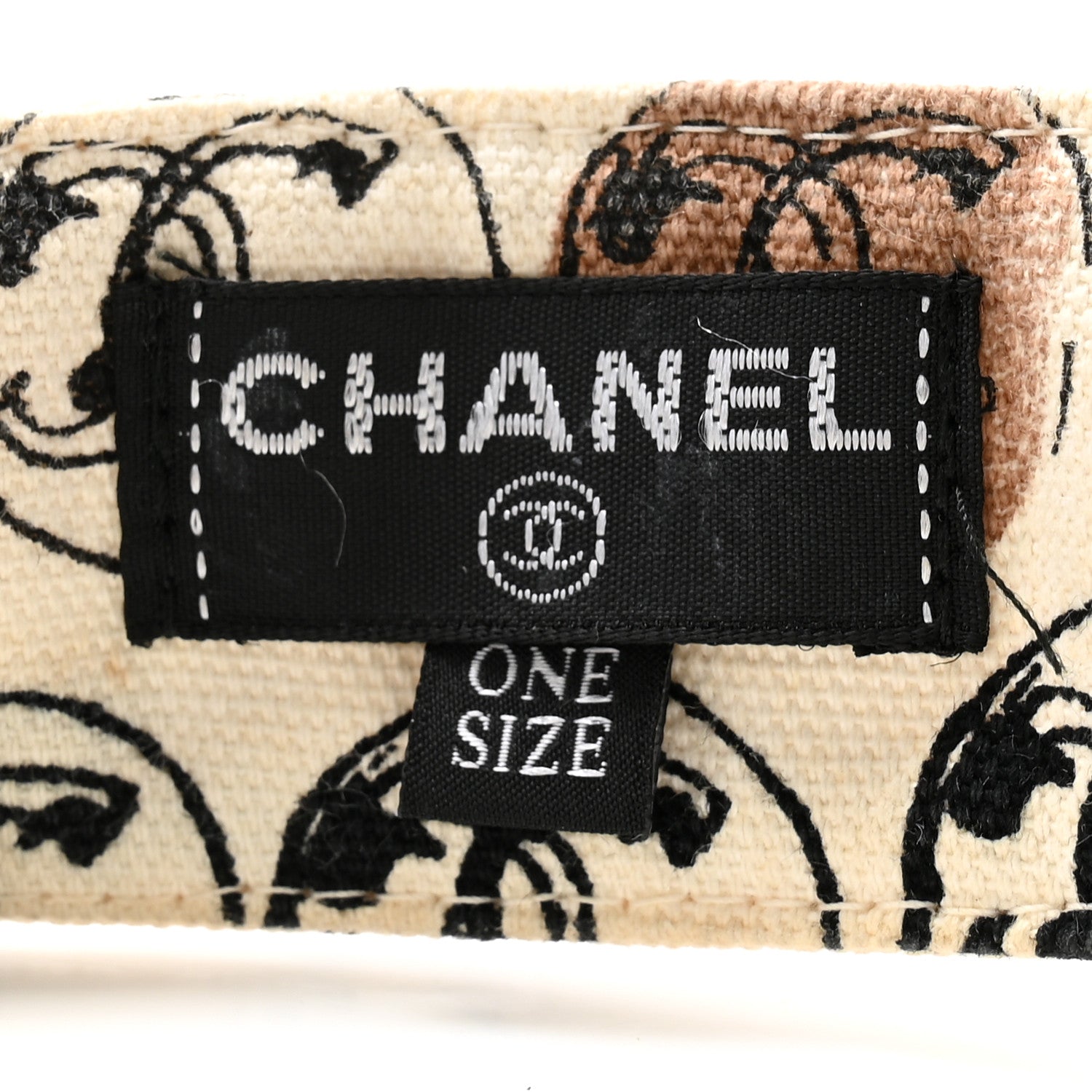 Chanel Cotton Flower Visor Ecru Multicolor 8 of 9