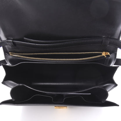 Celine Box Calfskin Medium Classic Box Flap Bag Black 4 of 7