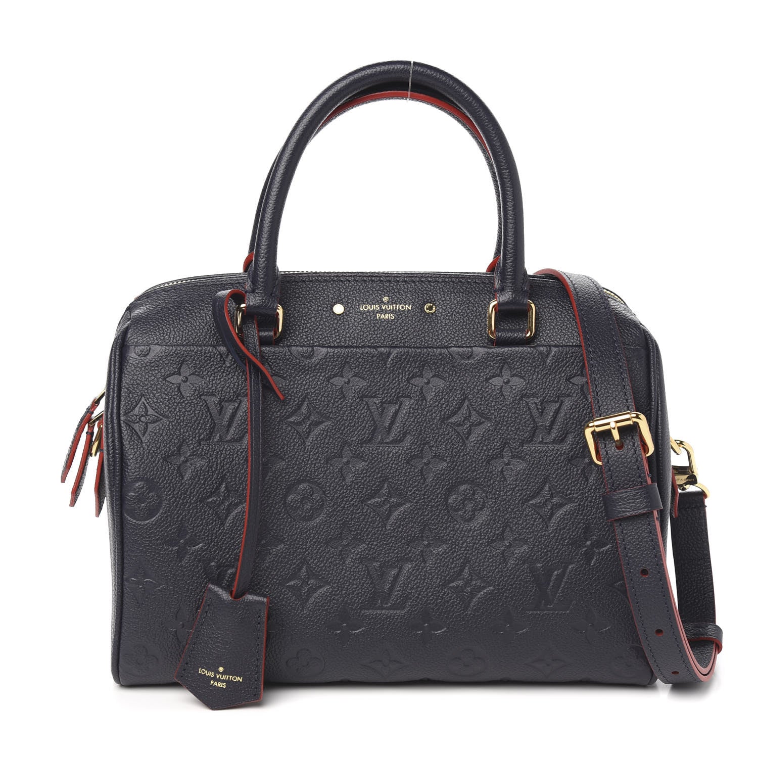 Louis Vuitton Empreinte Speedy Bandouliere 25 NM Marine Rouge 1 of 10