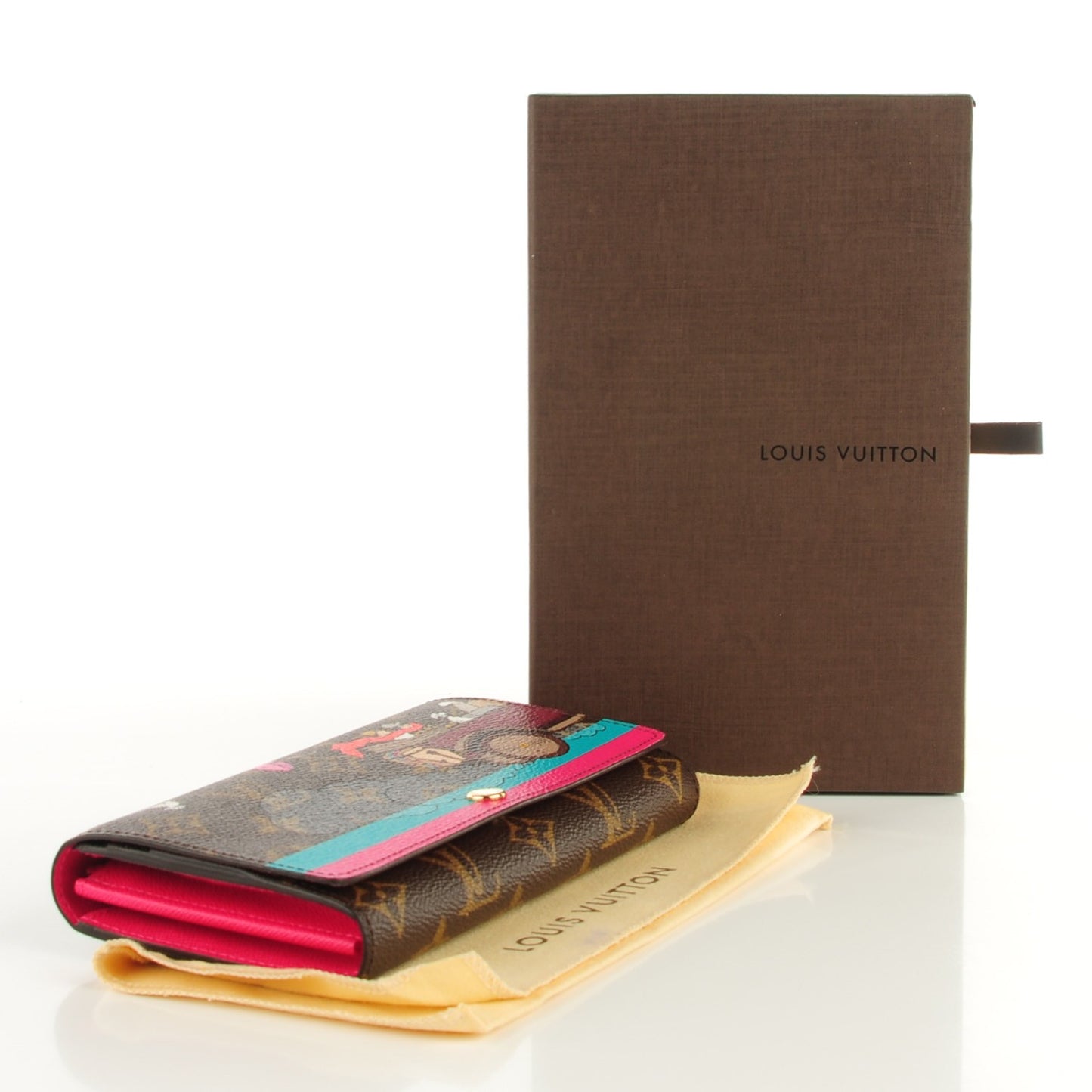 Monogram 2015 Christmas Animation Sarah Wallet Hibiscus