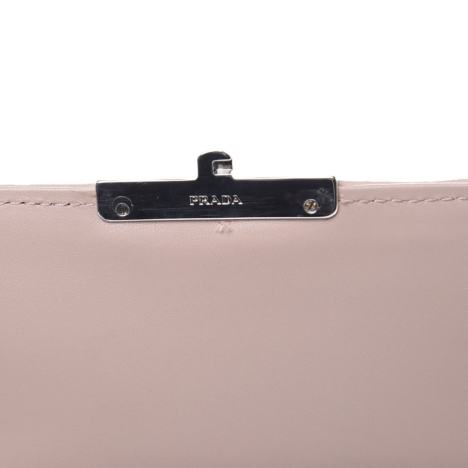 Prada Nappa Gaufre Small Sound Chain Flap Shoulder Bag Cipria 9 of 10