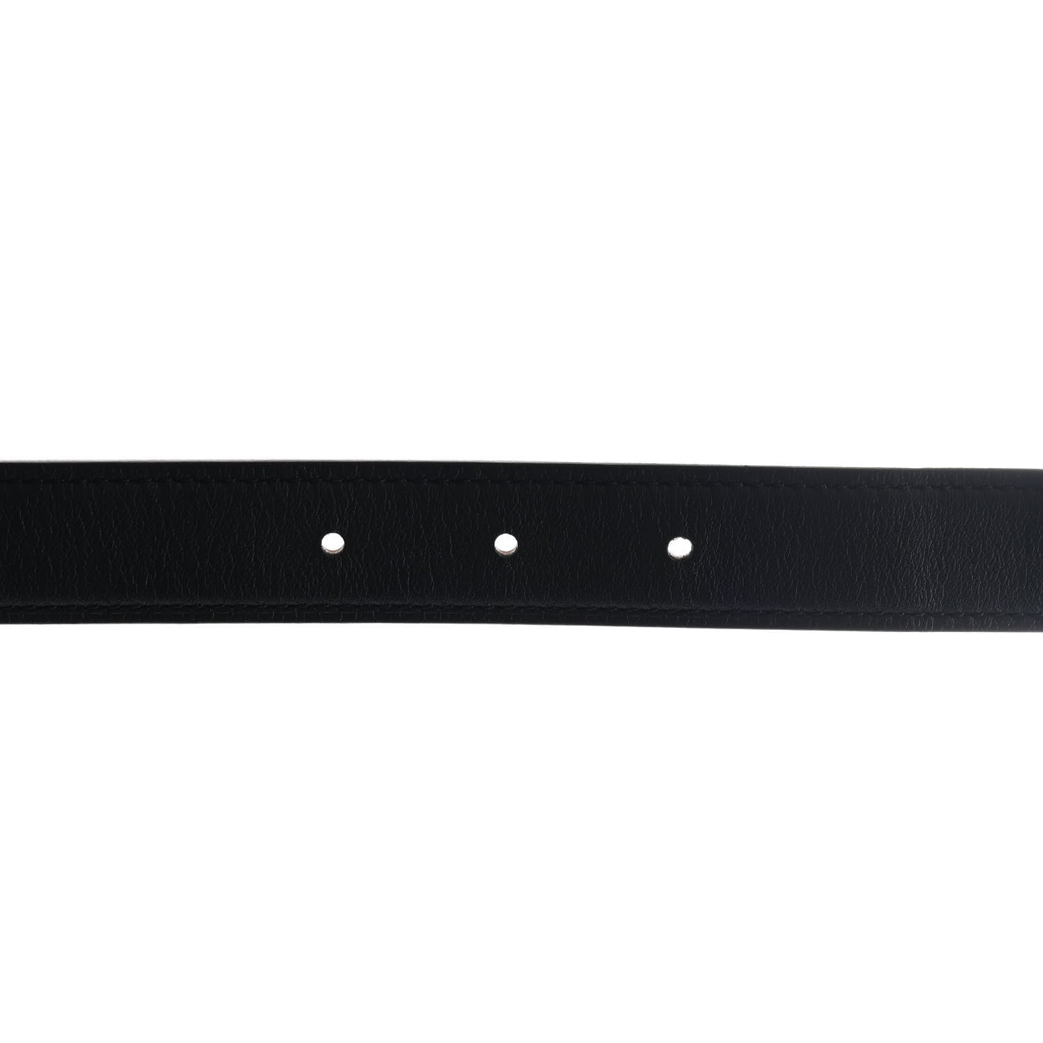 Hermes Swift Epsom 24mm Mini Constance H Belt 70 Black Orange 4 of 5