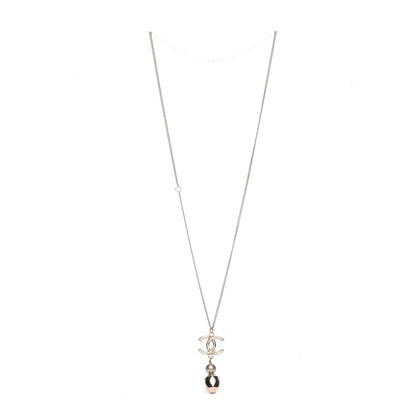 Chanel Pearl CC Pendant Necklace Gold 7 of 7
