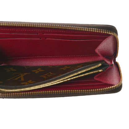 Louis Vuitton Monogram Clemence Wallet Fuchsia 5 of 8