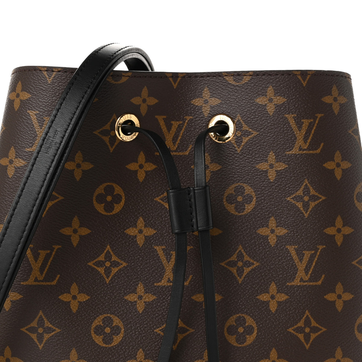 Louis Vuitton Monogram Neonoe MM Black 7 of 9