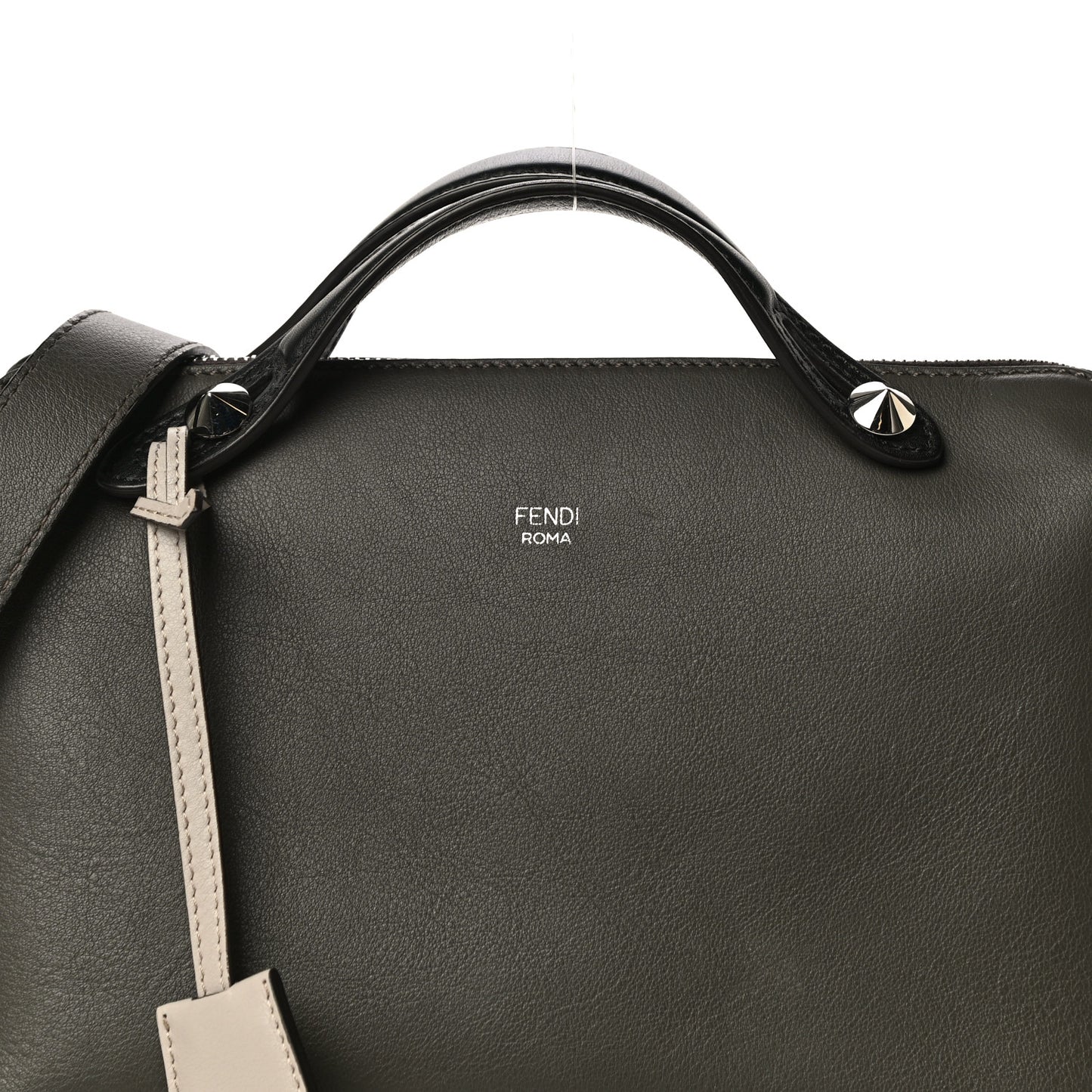 Vitello Dolce 4 Color Medium By The Way Boston Bag Carbone Grigio Polvere Multicolor