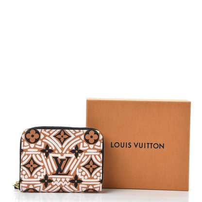 Louis Vuitton Monogram Giant Crafty Zippy Coin Purse Creme Caramel 9 of 9