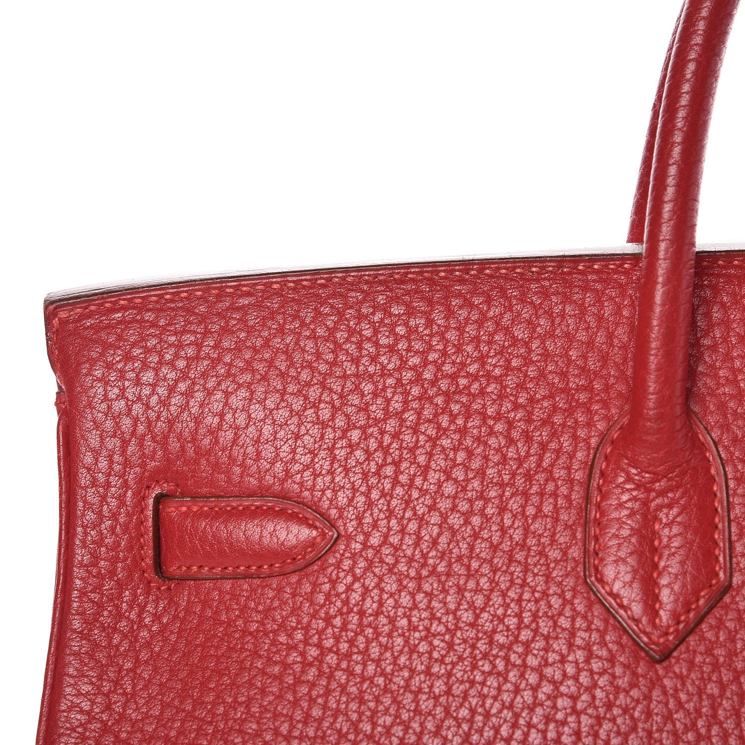 Hermes Ardennes Birkin 40 Rouge Vif 27 of 33