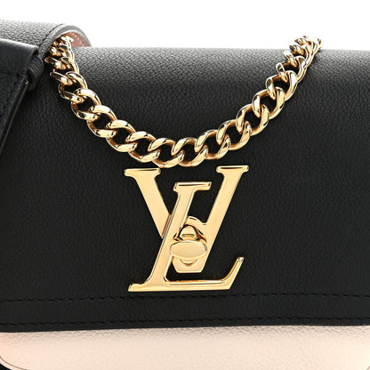 Louis Vuitton Grained Calfskin Lockme Tender Black 7 of 9