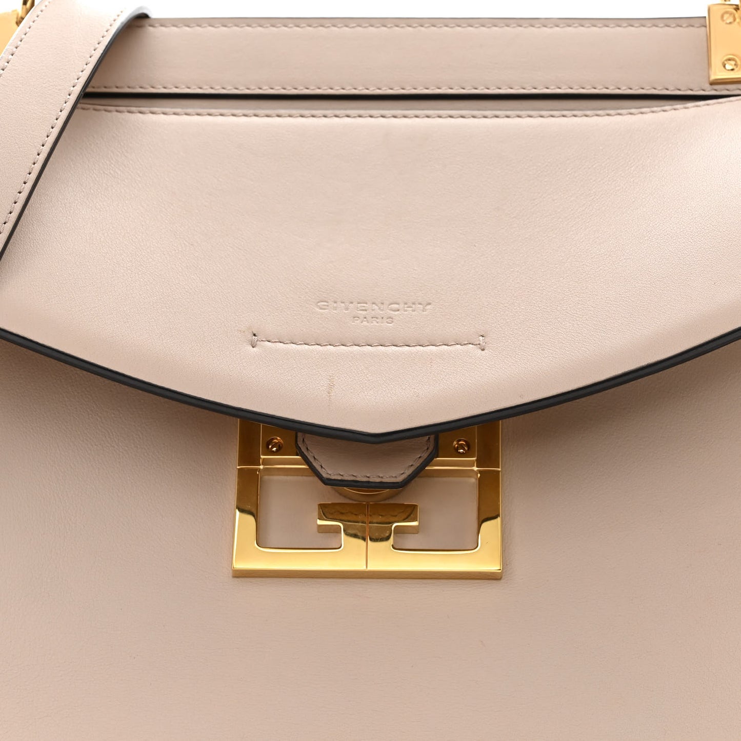 Calfskin Small Mystic Shoulder Bag Natural