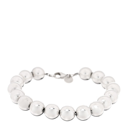 Tiffany Sterling Silver 10mm HardWear Ball Bracelet 1 of 3
