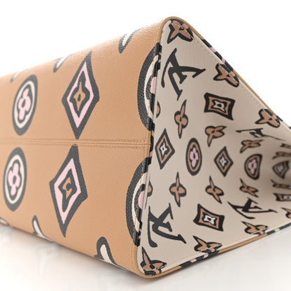 Louis Vuitton Monogram Giant Wild At Heart Onthego GM Arizona 9 of 9