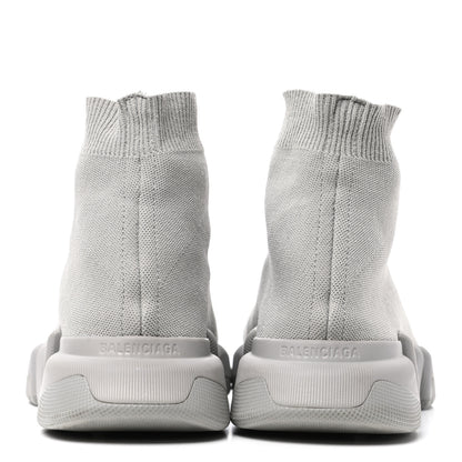 Balenciaga Technical 3D Recycled Knit Womens Speed 2.0 Sneakers 39 Monocolor Grey 4 of 10