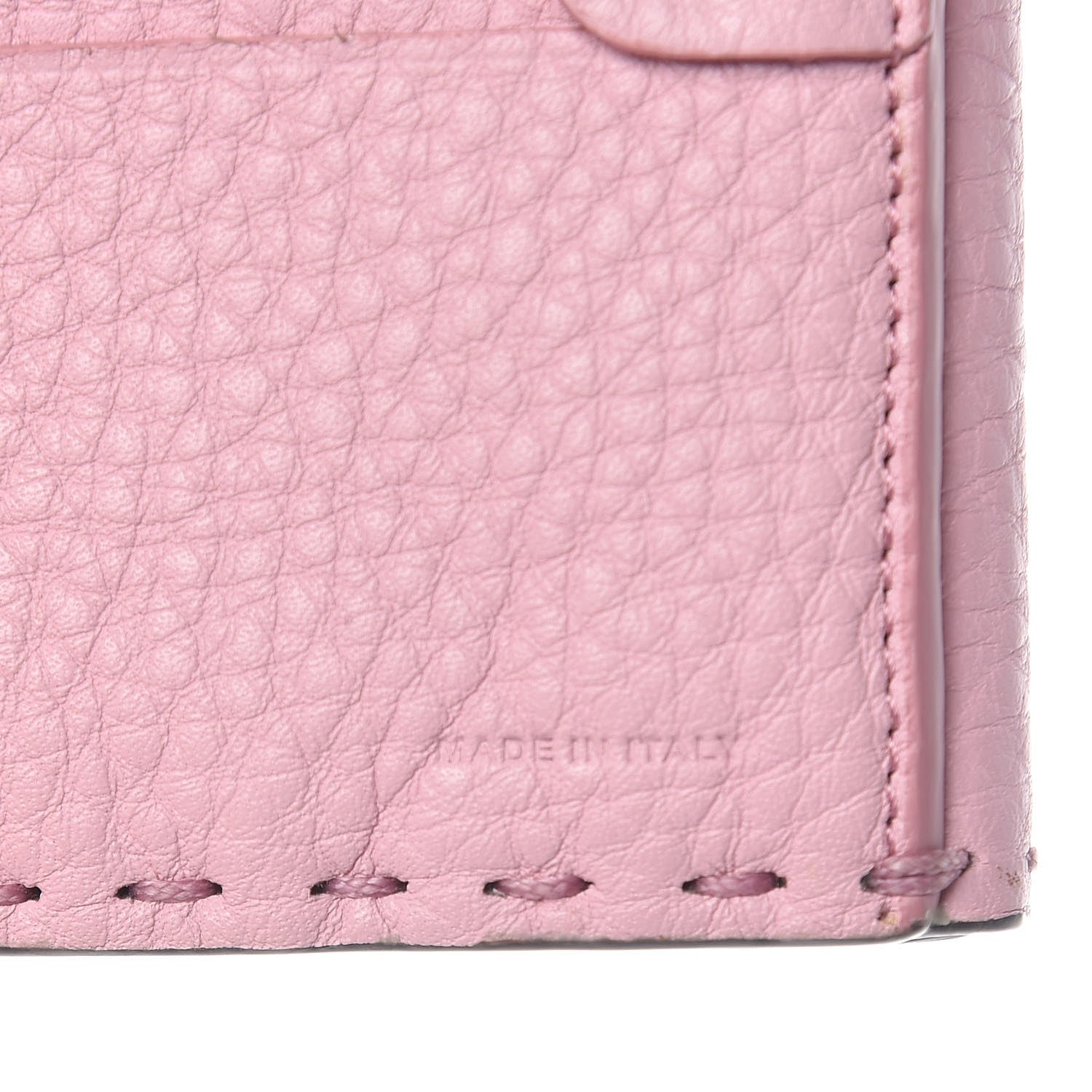 Fendi Cuoio Romano Selleria Peekaboo Compact Wallet Acquerello 10 of 11