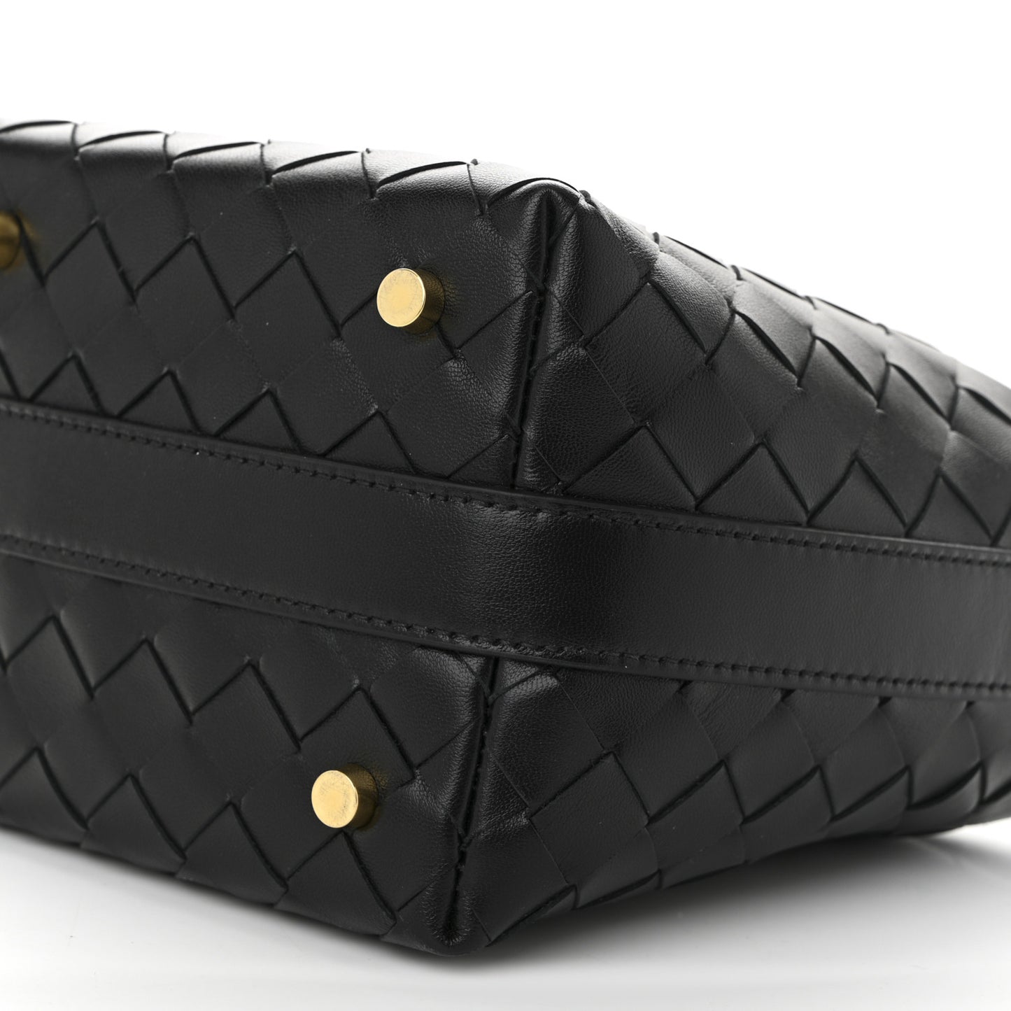Calfskin Nappa Intrecciato Candy Wallace Black