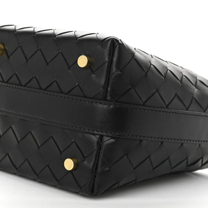 Bottega Veneta Calfskin Nappa Intrecciato Candy Wallace Black 10 of 10