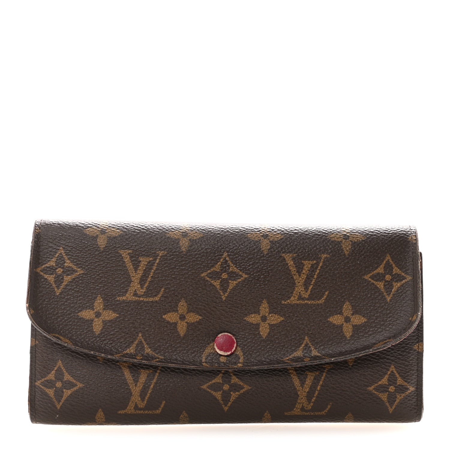 Louis Vuitton Monogram Emilie Wallet Fuchsia 1 of 6