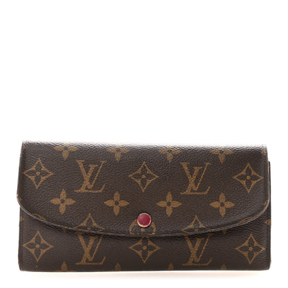 Louis Vuitton Monogram Emilie Wallet Fuchsia 1 of 6