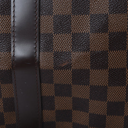 Louis Vuitton Damier Ebene Keepall Bandouliere 55 16 of 22