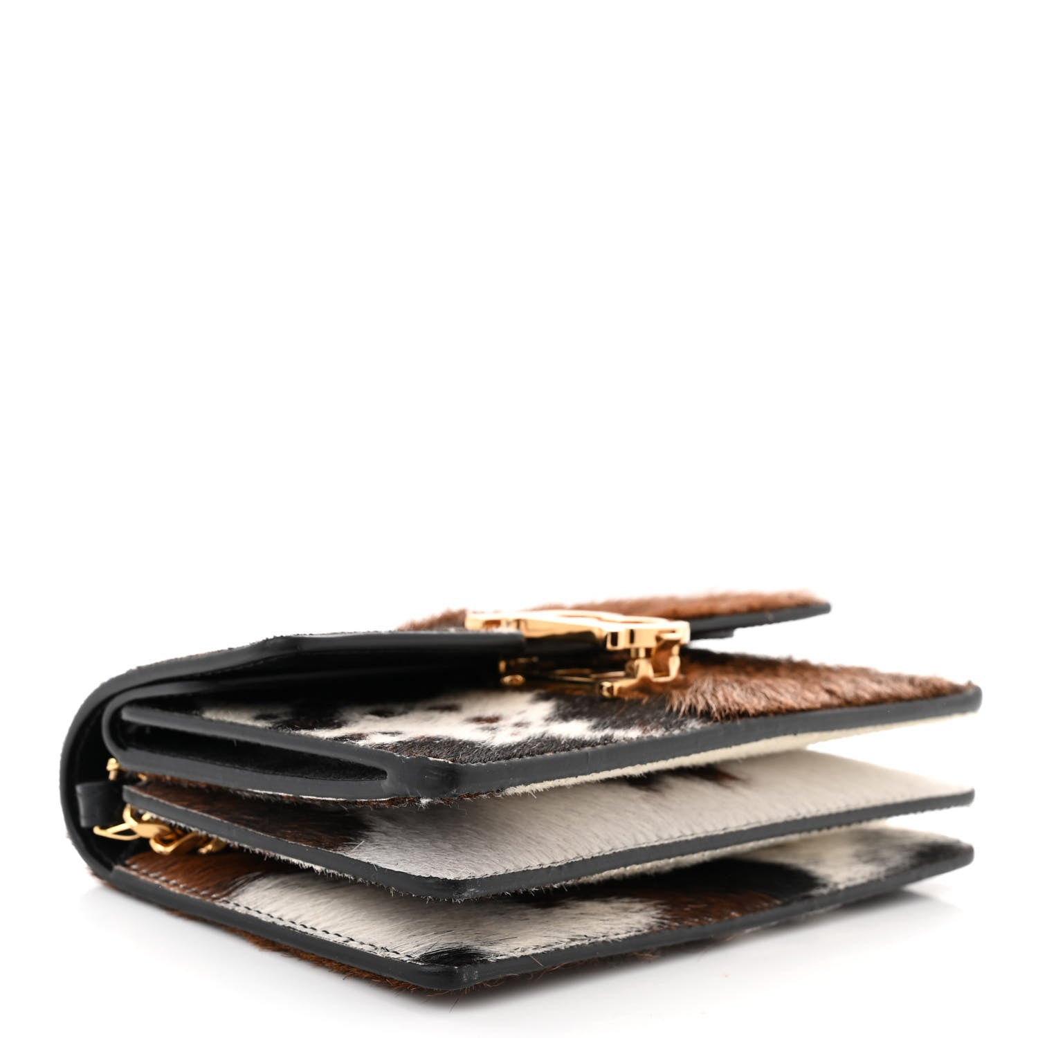 Burberry Calf Hair Large Jessie Chain TB Bag Brown 4 of 15