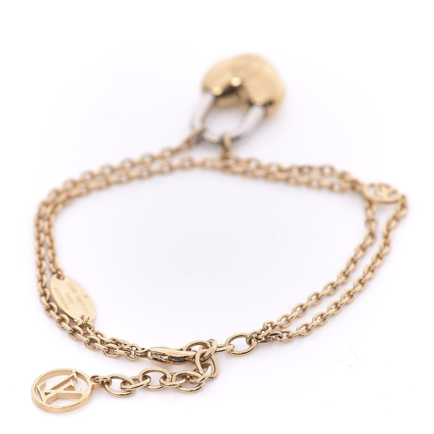 LV Crazy In Lock Bracelet Gold Silver