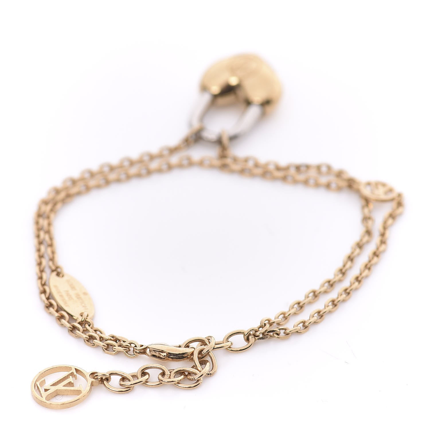 Louis Vuitton LV Crazy In Lock Bracelet Gold Silver 3 of 5