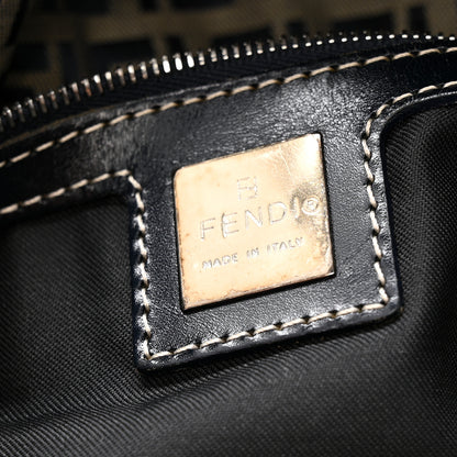 Fendi Zucchino Crossbody Messenger Bag Navy 6 of 16