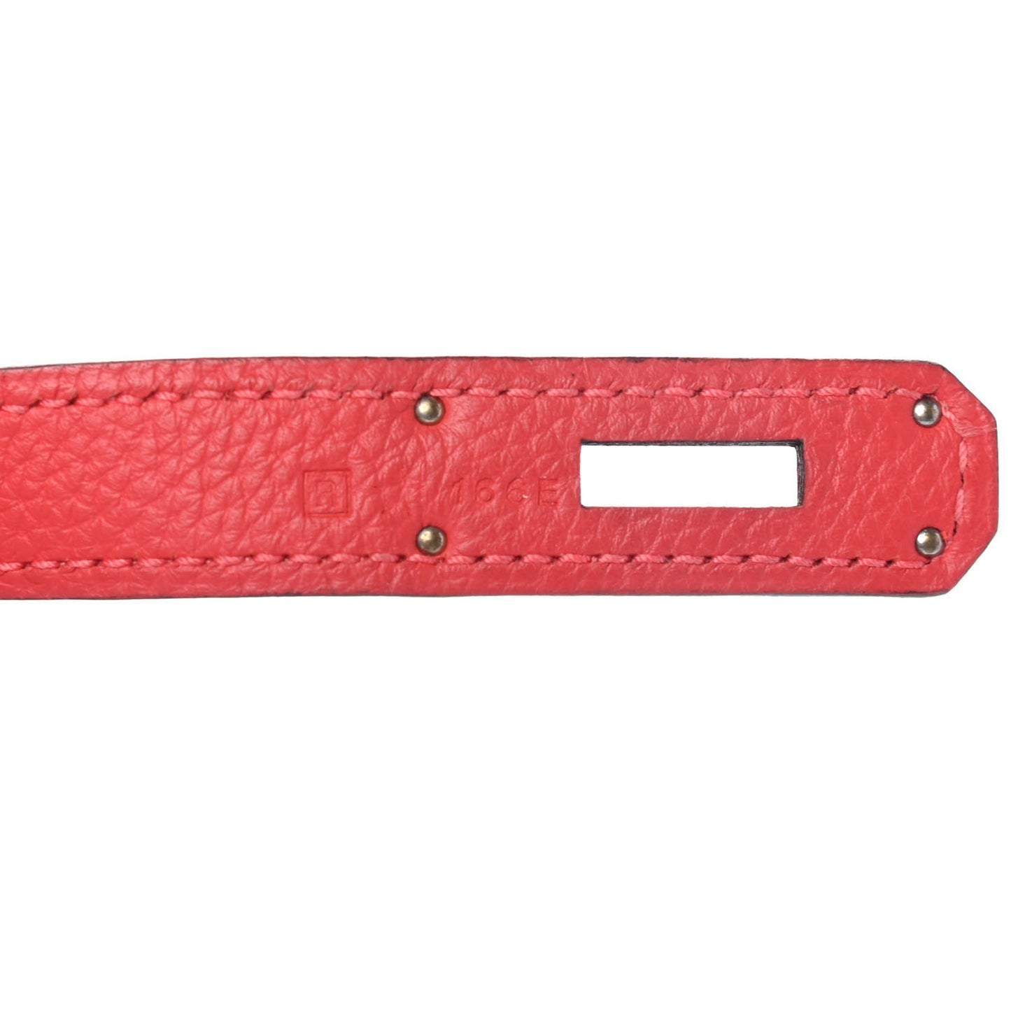 Togo Birkin 35 Rouge Pivoine