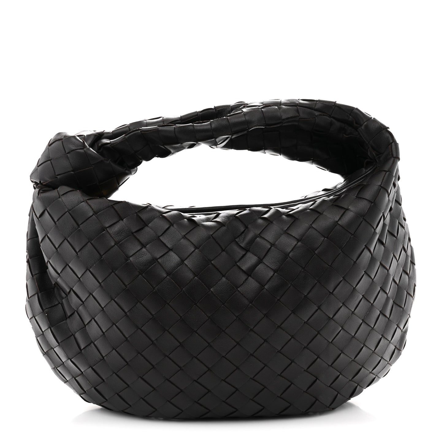 Nappa Intrecciato Teen Jodie Hobo Fondant