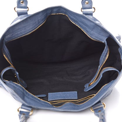 Balenciaga Agneau Giant 12 Gold Hardware Part Time Bleu Persan 5 of 16