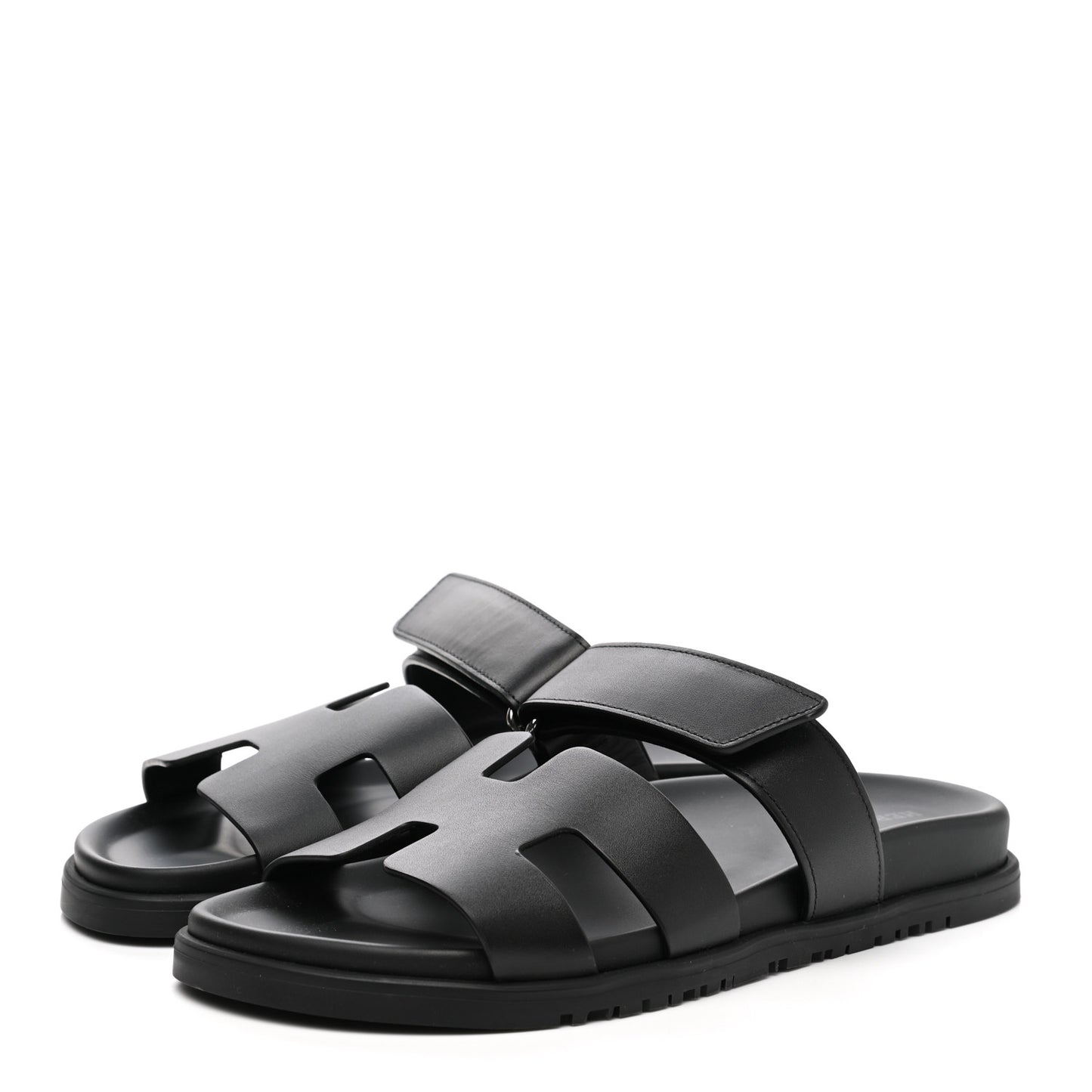 Calfskin Womens Chypre Sandals 38 Black