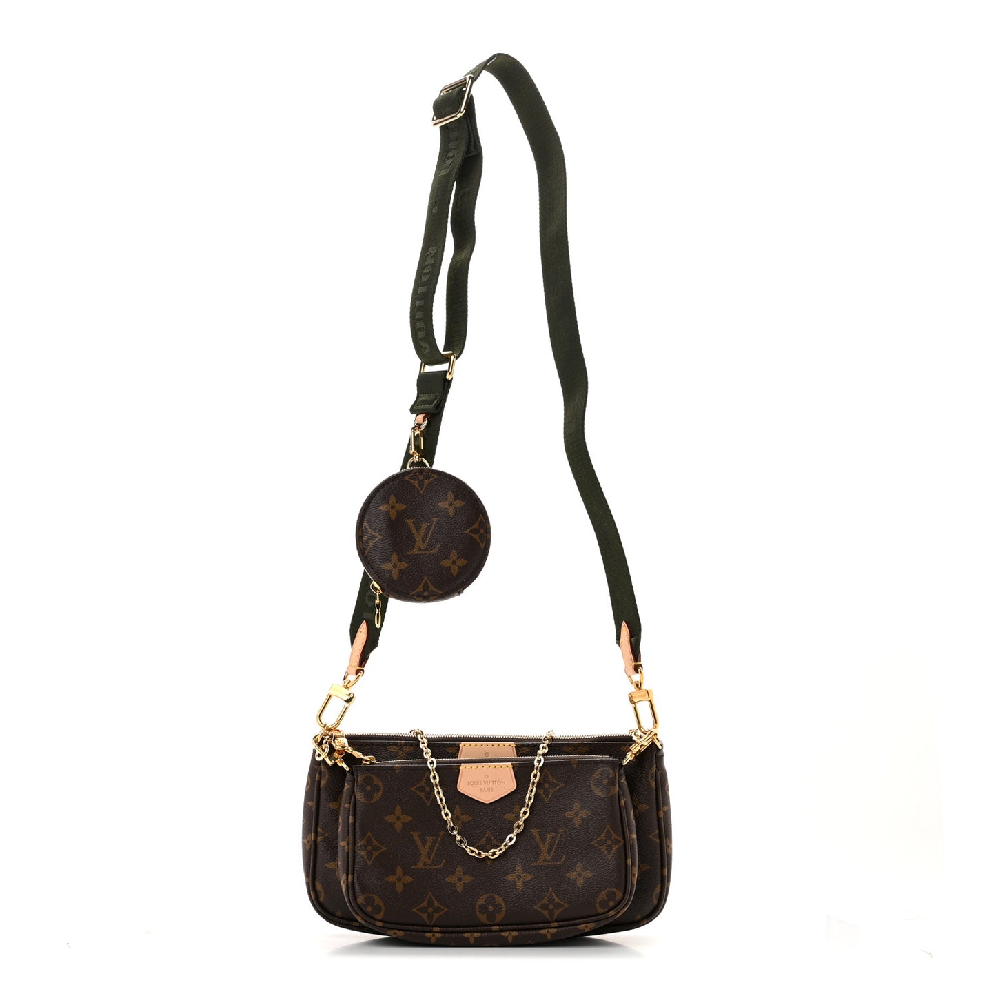Monogram Multi Pochette Accessories Kaki
